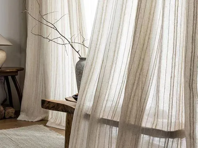 Premium sheer curtain detail